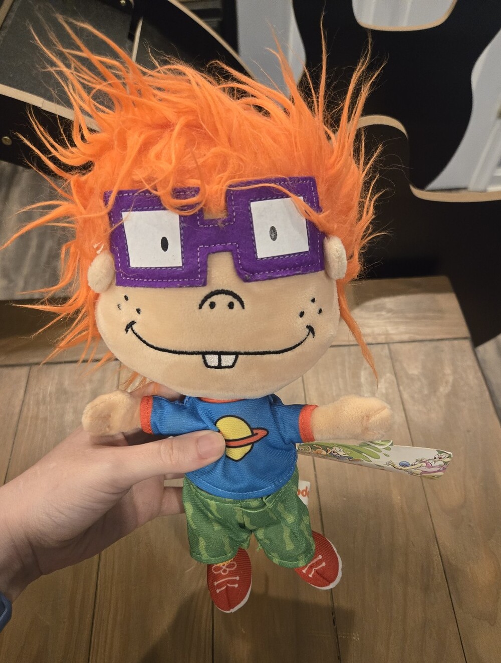Nickelodeon Chuckie Finster Rugrats Plush Toy New